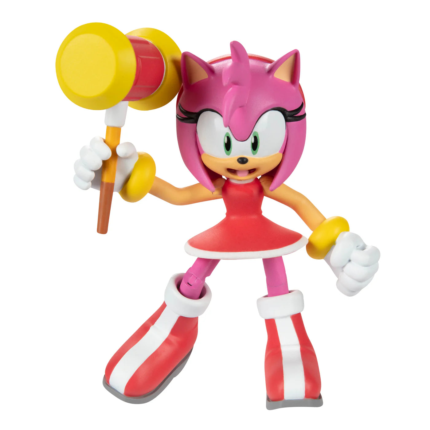 Sonic The Hedgehog 4-Inch Action Figure Modern Amy with Hammer Collectible