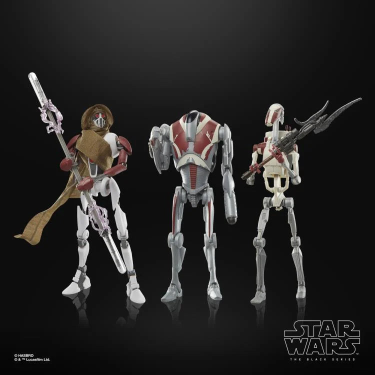 Star Wars The Black Series Gaming Greats 6" MagnaGuard, Super Battle Droid, and Battle Droid Exclusive Action Figure Three-Pack (Jedi: Survivor)