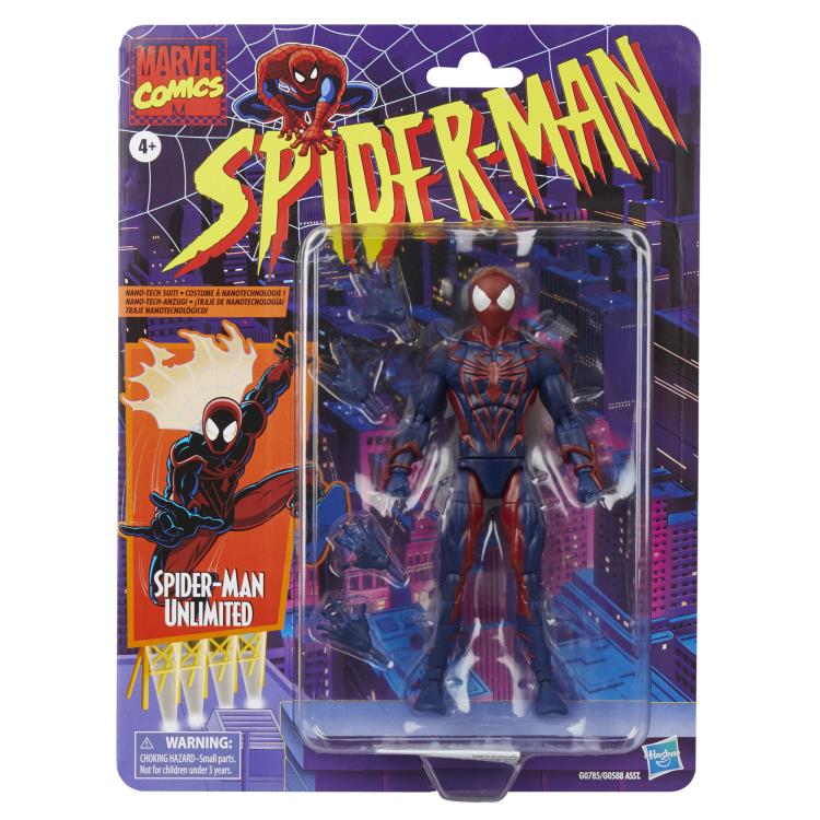Spider-Man Marvel Legends Retro Collection Spider-Man Unlimited Action Figure