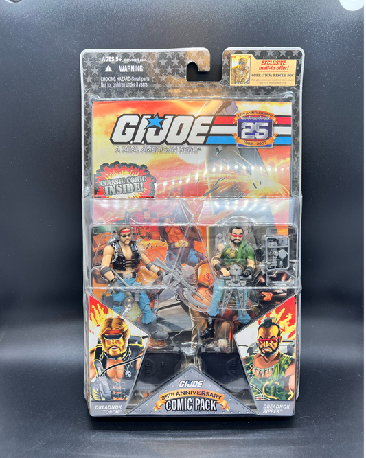2007 GI Joe 25th Anniversay Comic 2 Pack Dreadnoks Torch and Ripper