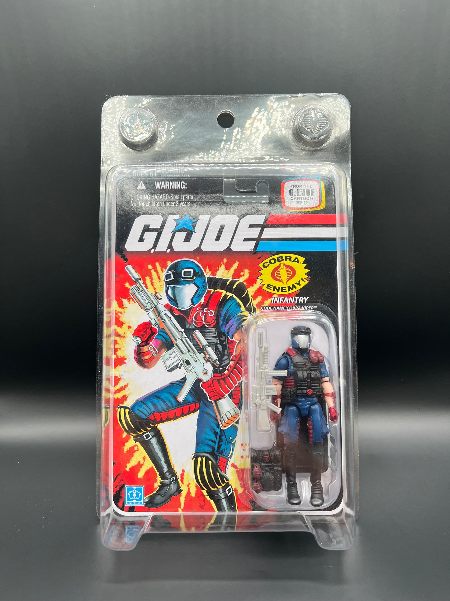 GI JOE 25TH ANNIVERSARY INFANTRY COBRA VIPER CARTOON VERSION