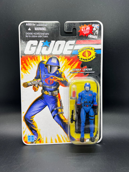 G.I. Joe 25th Anniversary Cartoon Series Cardback: Cobra Commander (Cobra Leader) 3.75 Inch Action Figure