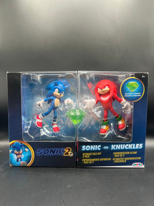 Jakks pacific sonic vs knuckles Damaged box