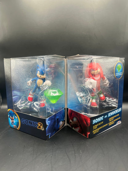 Jakks pacific sonic vs knuckles Damaged box