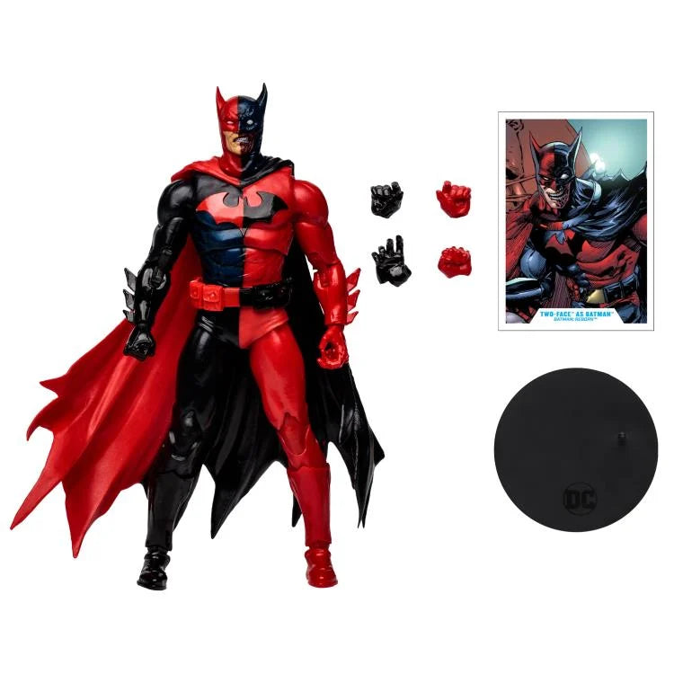 Batman: Reborn DC Multiverse Two-Face as Batman Action Figure
