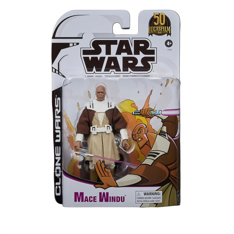 Star Wars: The Black Series 6" Mace Windu (Clone Wars) Exclusive