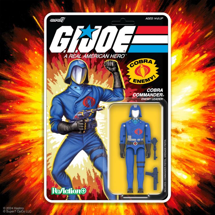 G.I. Joe ReAction+ Cobra Commander (Cartoon) Action Figure