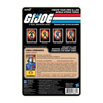 G.I. Joe ReAction+ Cobra Commander (Cartoon) Action Figure