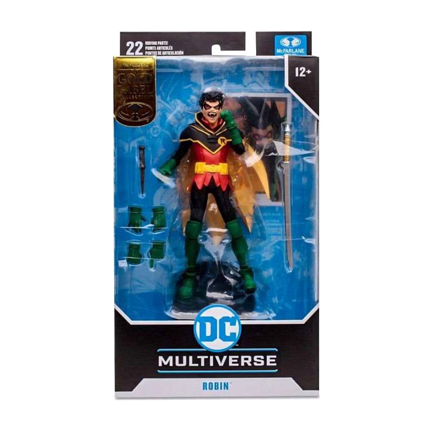 McFarlane Toys DC Multiverse Gold Label Collection Damian Wayne Robin Exclusive Action Figure [DC Vs. Vampires]
