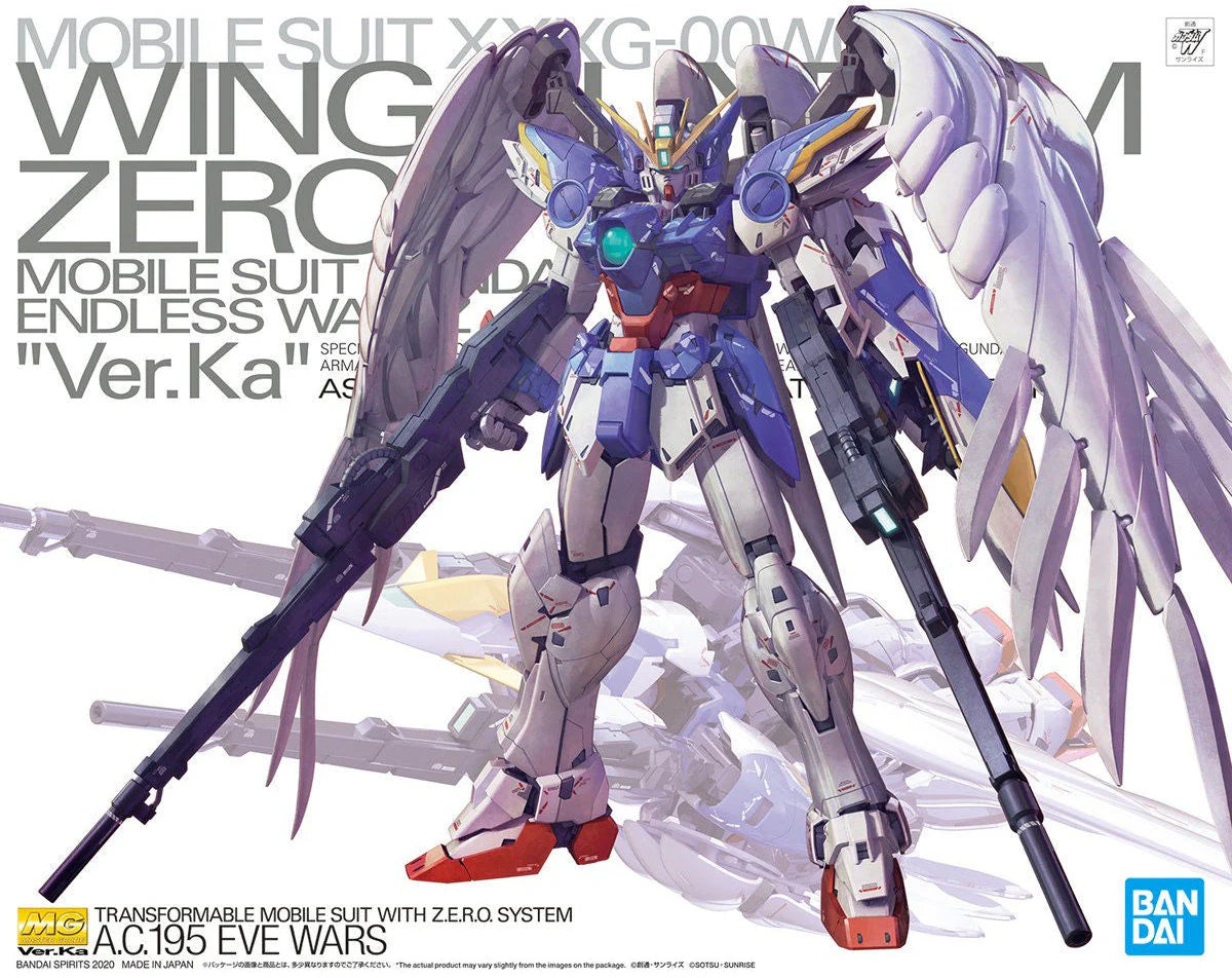 Gundam 1/100 MG Endless Waltz XXXG-00W0 Wing Gundam Zero (EW) Ver. Ka [Wing Zero Custom] Model Kit