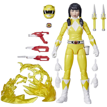 Power Rangers Lightning Collection Remastered Mighty Morphin Yellow Ranger Action Figure
