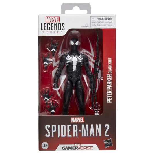 Marvel's Spider-Man 2 Marvel Legends Gamerverse Peter Parker (Black Suit) Action Figure