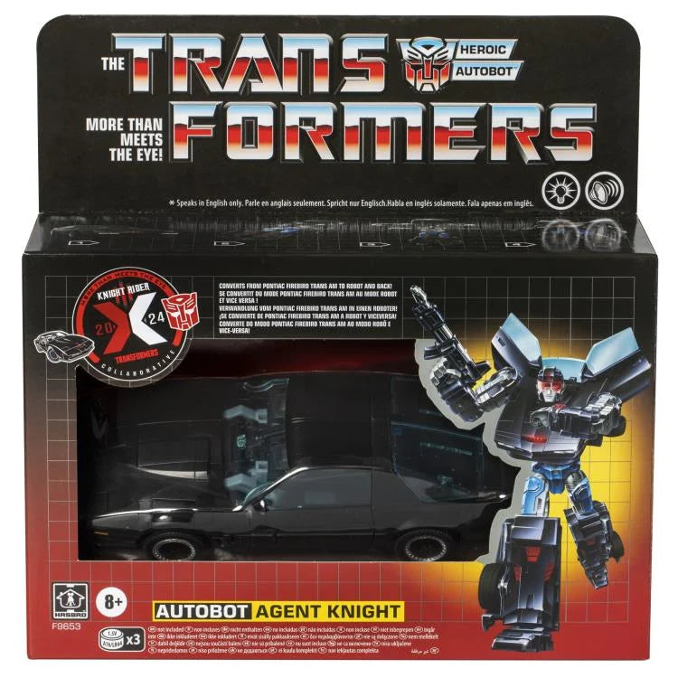 Transformers Collaborative Knight Rider x Transformers Autobot Agent Knight Action Figure